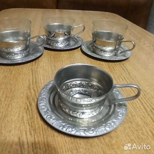 Подстаканник со стаканом СССР