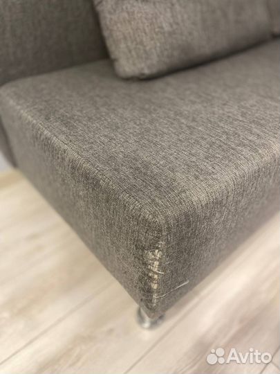 Диван раскладной бу Парма серый