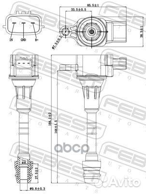 Катушка зажигания nissan almera UK make N16E