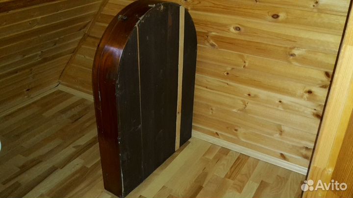 Редкий старинный киот с лампадой конца 19 века