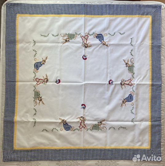 Скатерть вышитая, дорожки на стол, набор салфеток