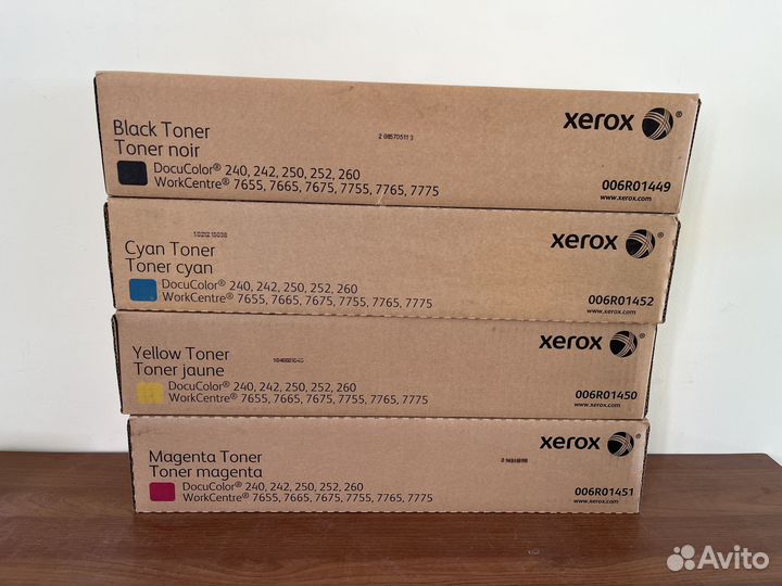 Тонер для Xerox Xerox DocuColor 240/242/250