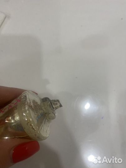 Елочная игрушка СССР на пришепке снегурочка