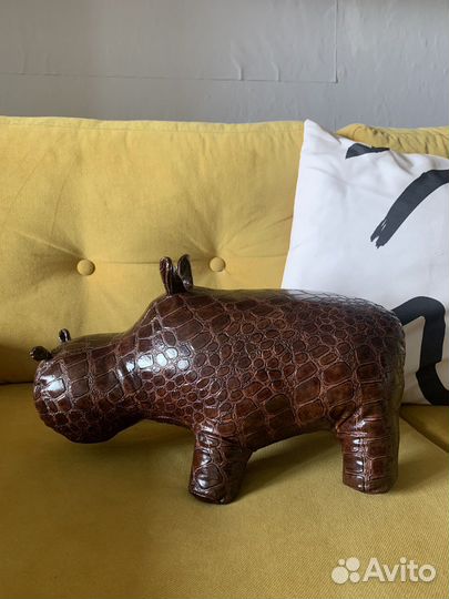 Пуф бегемот декор