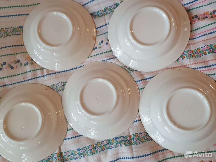 Набор тарелок 5шт зик Конаково СССР