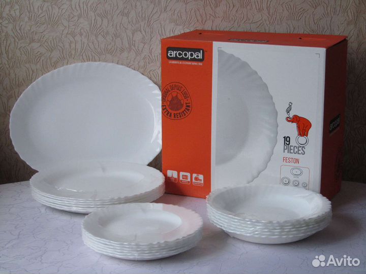 Сервиз столовый Arcopal Feston 19 предметов