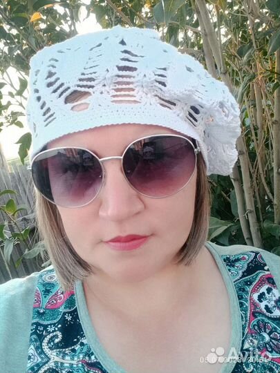 Берет вязаный