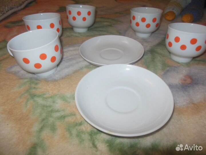 Кофейные чашки Дулево за шоколад