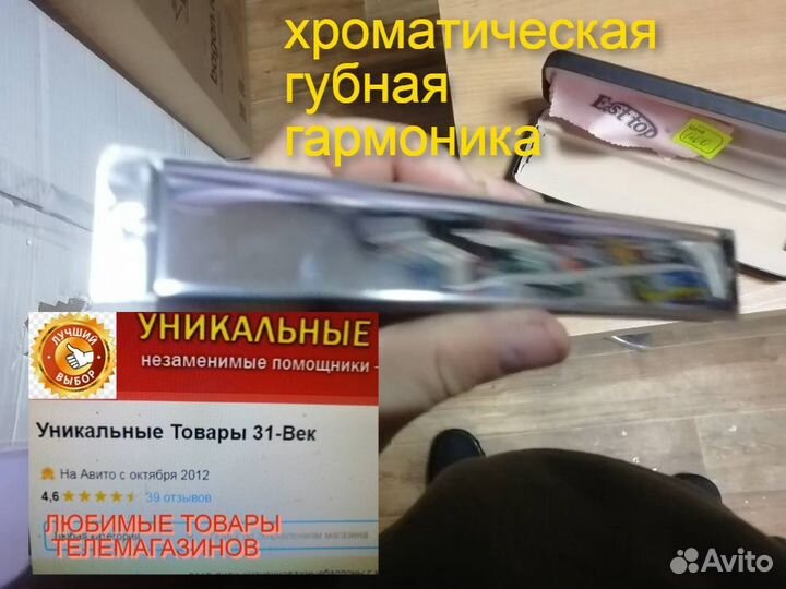 Губная гармошка в футляре