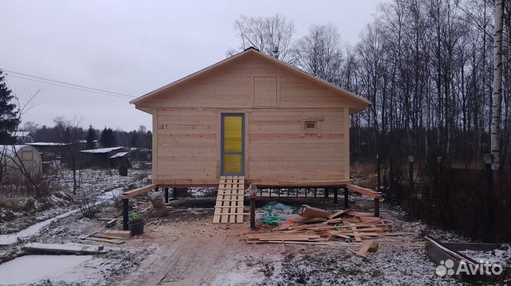 Баня из клееного бруса