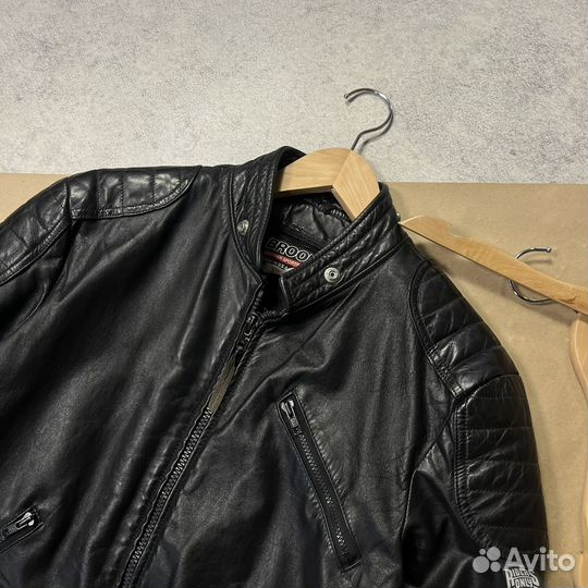 Brooks Cafe Racer 80s USA Leather Bike Jacket