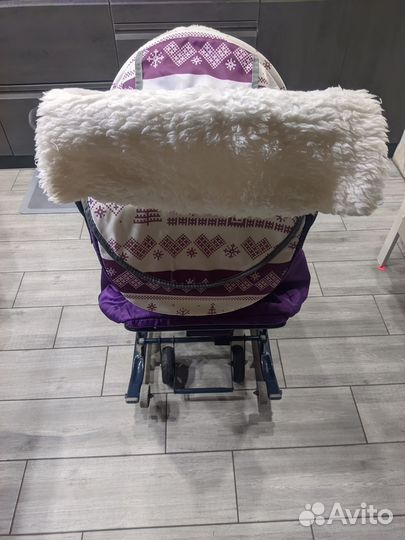 Детские санки коляска ника умка