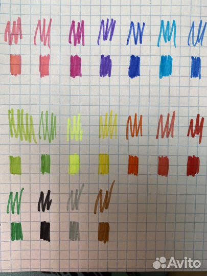 Набор фломастеров