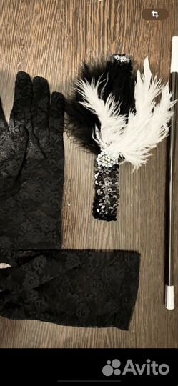 Платье и аксессуары в стиле гетсби