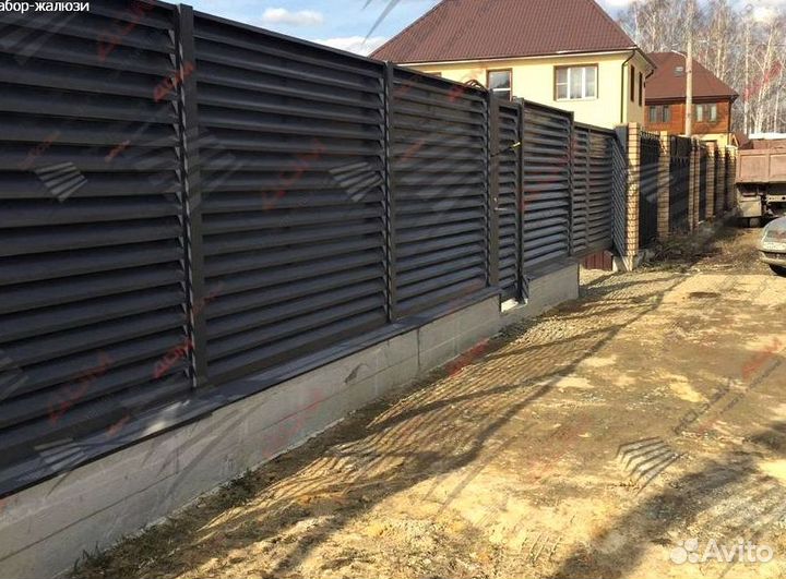 Забор жалюзи еврозабор
