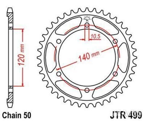 Звезда ведомая JTR499 46