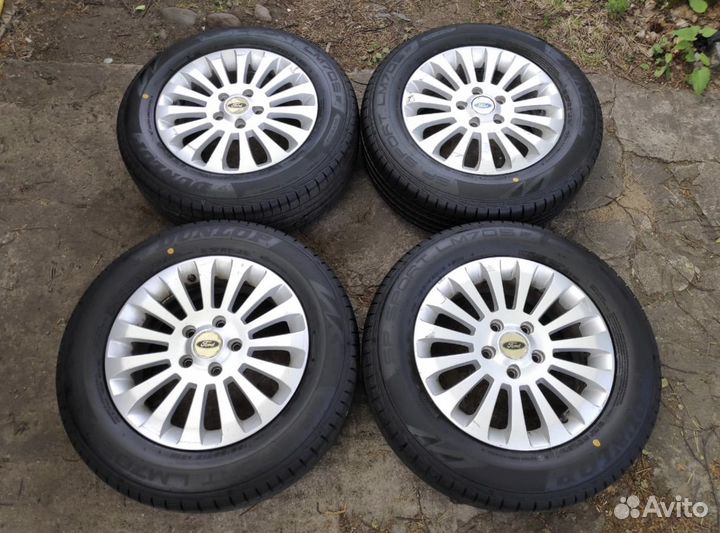Колеса r15 5/108 ford летние новая резина