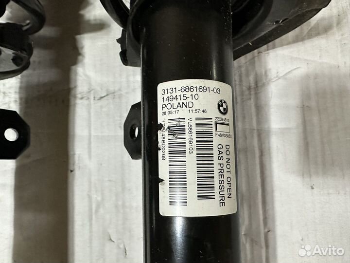 Передние амортизаторы на BMW X1 F48