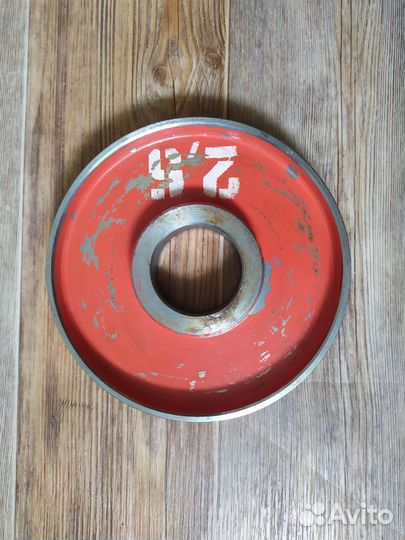 Блины для штанги 50 мм 2,5 кг