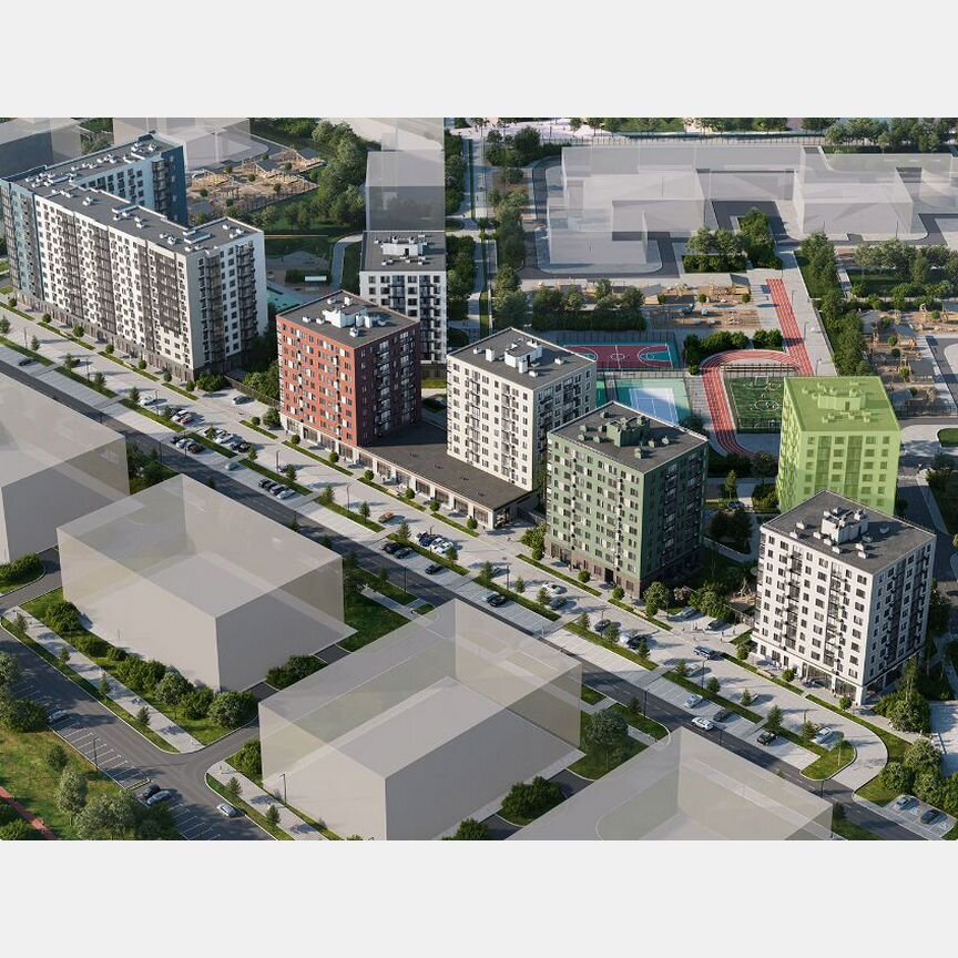 3-к. квартира, 78,4 м², 9/9 эт.