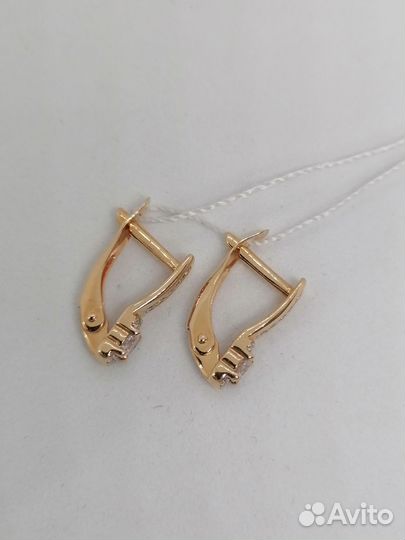 Золотые серьги