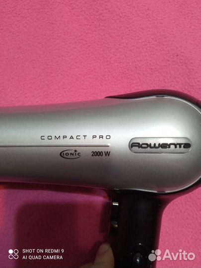 Фен Rowenta 2000 W compact pro