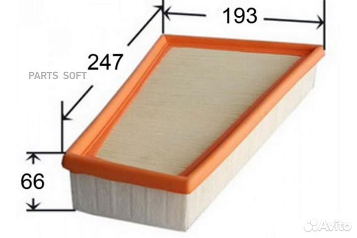 Azumi A43459 Фильтр воздушный