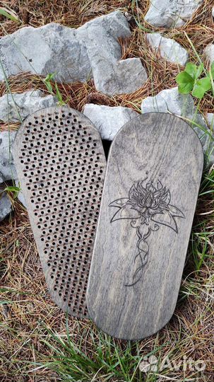 Садху доска с медными гвоздями медная