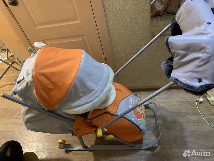 Коляска санки