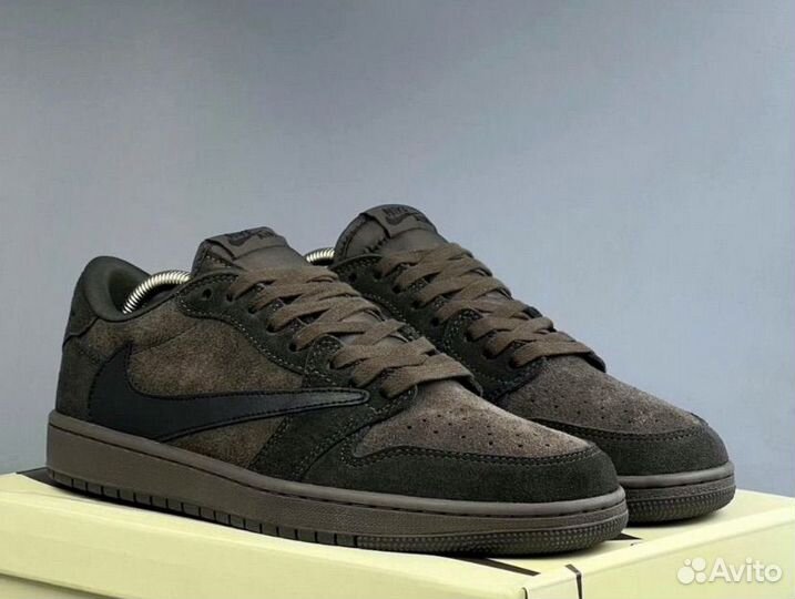 Кроссовки Nike Air Jordan 1 low travis scott