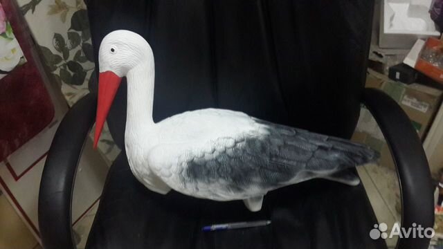 Аист садовая статуэтка