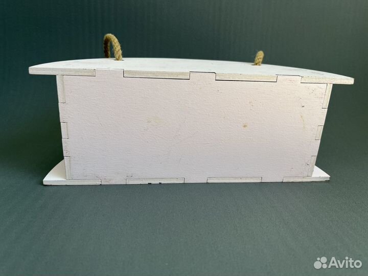 Коробка для цветов и подарков деревянный ящик