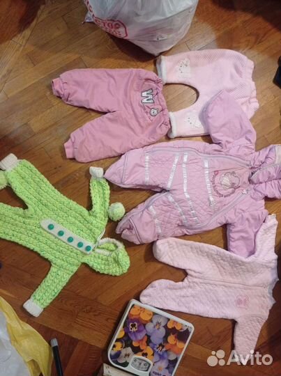 2 больших мешка на девочку до года