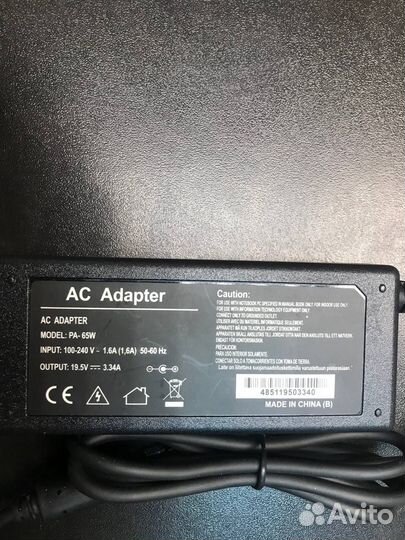 Зарядник dell 19.5V 3,34A 4,5x3.0mm