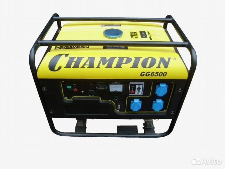 Генератор бензиновый 5 квт champion GG6500