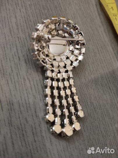 Винтажная брошь Чехословакия, бу