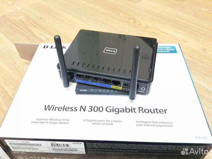 Маршрутизатор D-link DIR-651