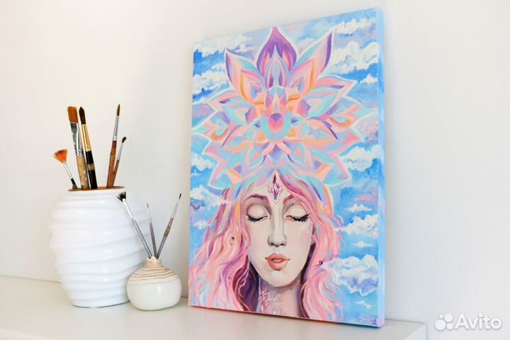 Картина маслом на холсте ручная работа