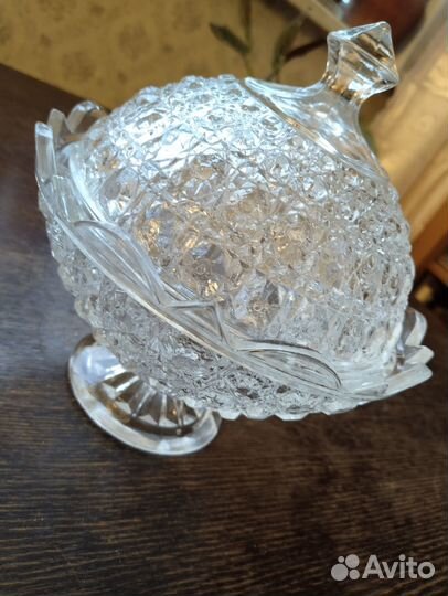 Салатница; Конфетница; Варенница хрусталь СССР