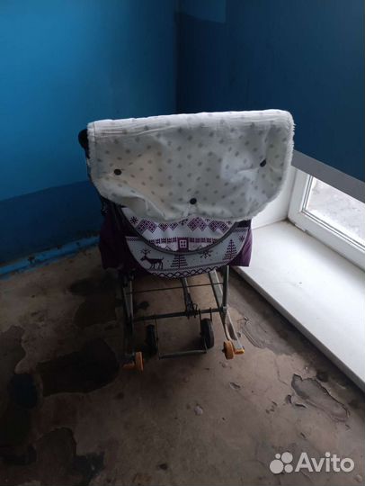 Детские санки коляска