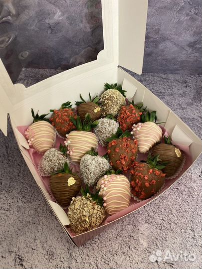 Клубника в бельгийском шоколаде 1 сентября