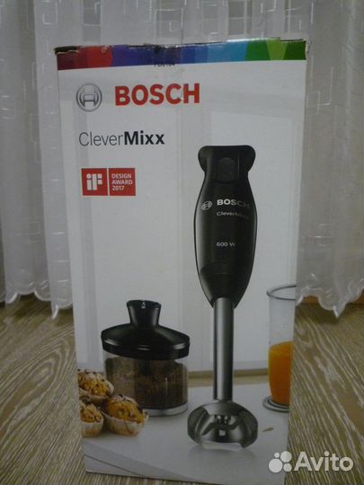 Блендер погружной bosch clever mix 600w MSN 2620B