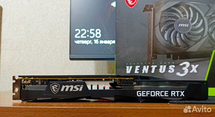 Видеокарта rtx 3060 MSI