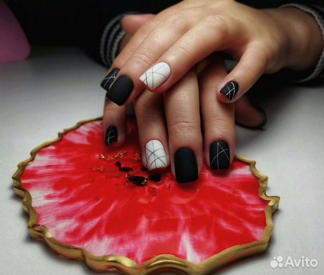 Наращивание, маникюр