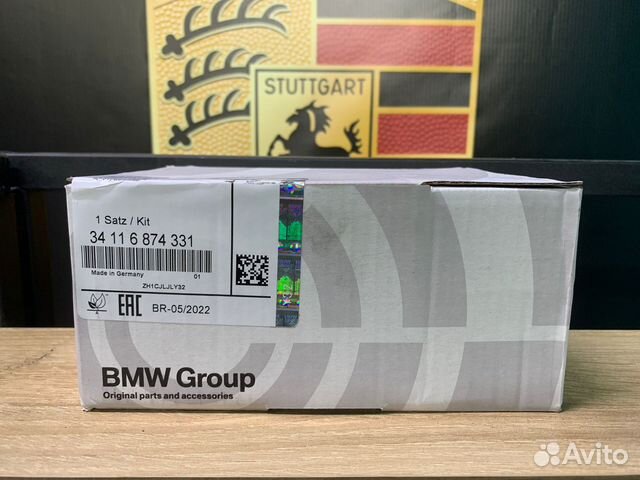 Передние колодки BMW 3 F30 F31 G20 F20 34116874331