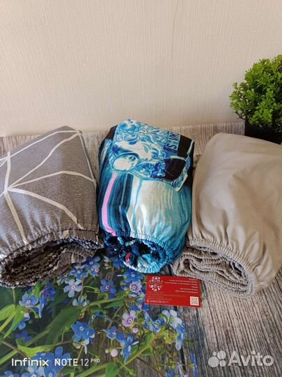 Простыни на резинке на детские кровати