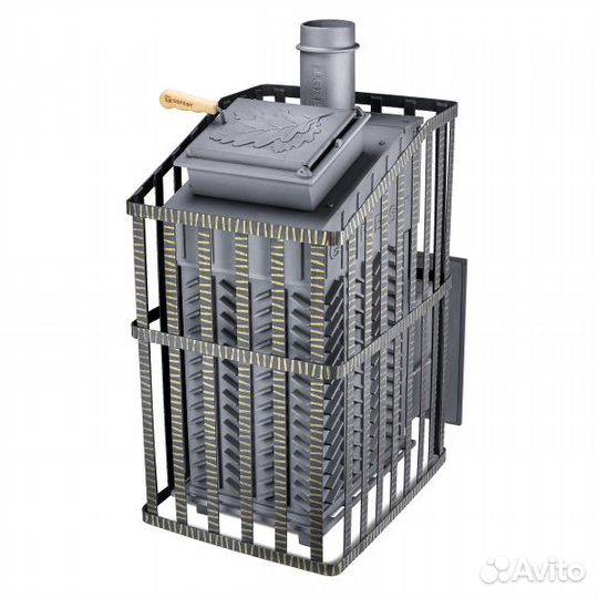 Чугунная печь для бани GFS зк 18 (М) Ураган