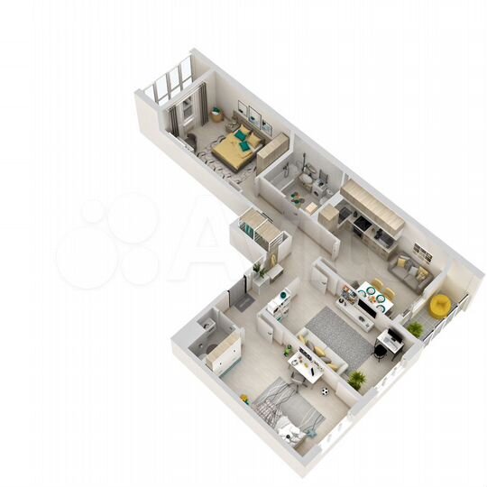 3-к. квартира, 78,7 м², 16/24 эт.