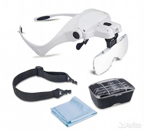 Бинокулярные очки Лупа MG-9892B2C акб с зарядкой