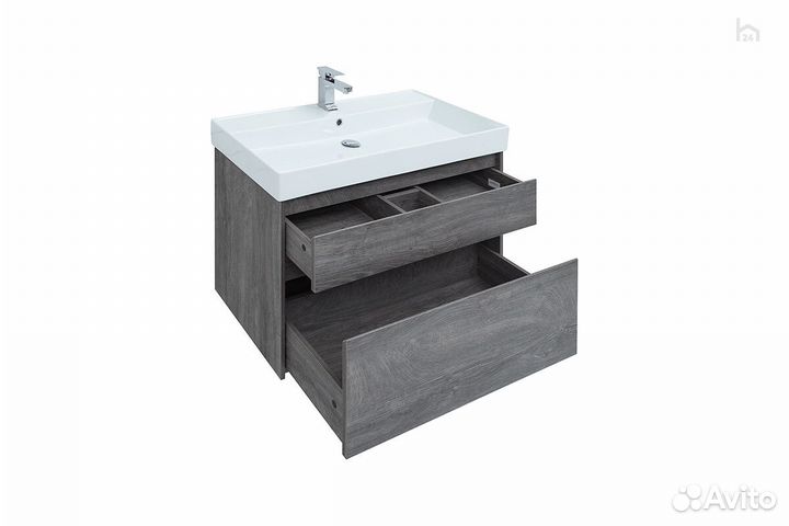 Тумба под раковину 100 (2 ящика) Nova Lite